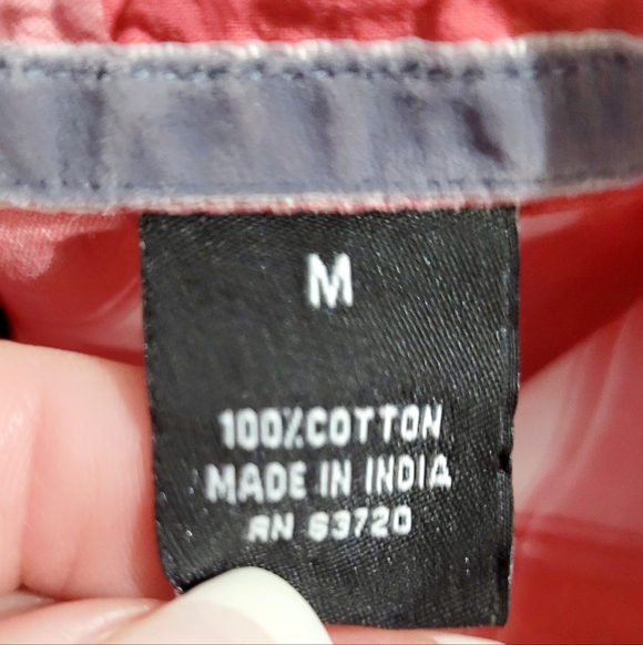 North River Women’s Pearl Snap Western Shirt Medium Pink White Plaid 100% Cotton - Picture 7 of 13